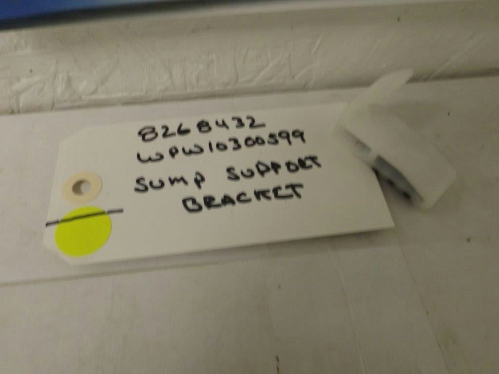 WHIRLPOOL KENMORE DISHWASHER 8268432 WPW10300599 SUMP SUPPORT BRACKET USED WHIRLPOOL KENMORE DISHWASHER 8268432 WPW10300599 SUMP SUPPORT BRACKET USED